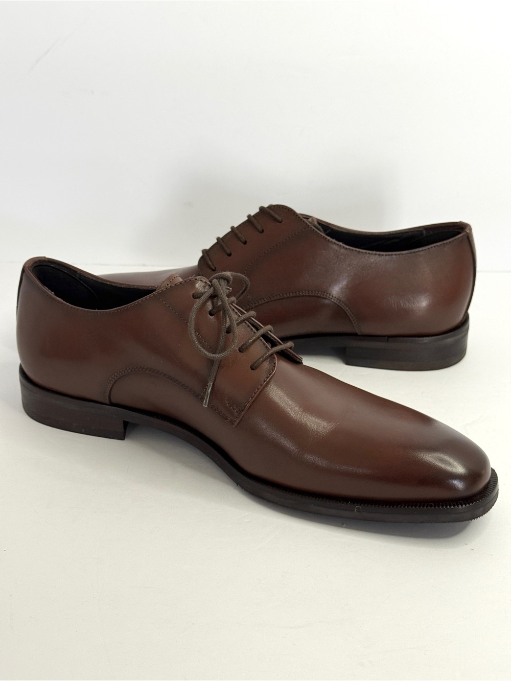 To Boot New York Plain Toe Derby Men Formal Shoes Size 9.5